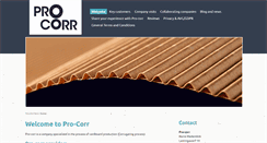 Desktop Screenshot of pro-corr.com